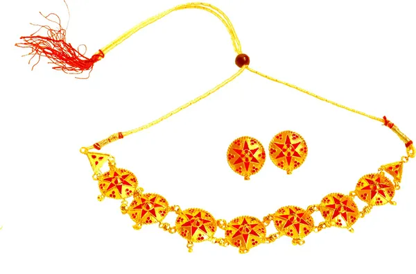 Assamese_Traditional_Red_Colour_Japi-Golpota_Jewellery_Set_For_Women